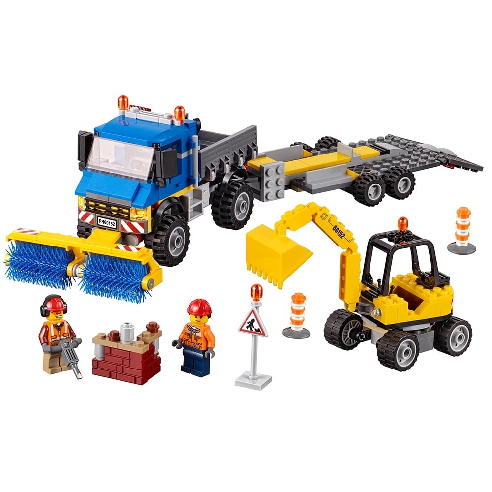 LEGO City Great Vehicles Sweeper & Excavator 60152 - Picture 3 of 7
